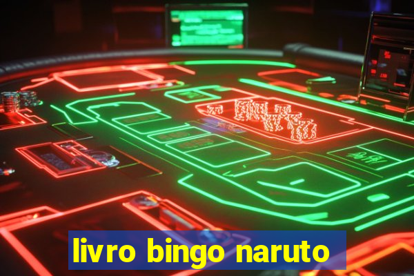 livro bingo naruto