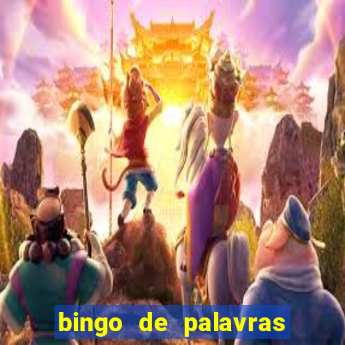 bingo de palavras cha de bebe