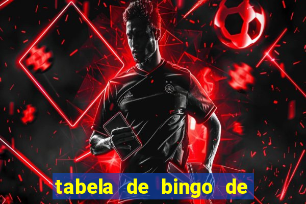 tabela de bingo de 1 a 100